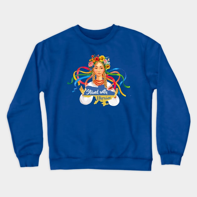 3rd Design From Artist Living In Ivano-Frankivsk, Ukraine Crewneck Sweatshirt by The Christian Left